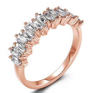 NWT Jeulia Emerald Cut Band Size 4